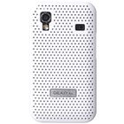 HOUSSE / ETUI / COQUE / FACADE / BIJOUX DE PORTABLE SAMSUNG Coque microperforée blanche Galaxy Ace