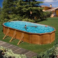 KIT PISCINE  PACIFIC Piscine imitation bois 730 x 575 x 120