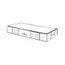 HOUSSE DE RANGEMENT Housse de rangement Aspili 45 x 105 x 15.50 cm