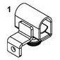 ALARME VEHICULE XENA SUPPORT U n°1 Fixation sur tube horizontal