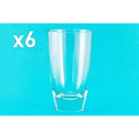 Lot de 6 Chopes forme haute 35cl HYDRA HOME Lot de 6 Chopes forme haute 35cl HYDRA HOME