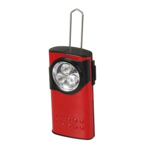 EXPERT LINE Torche extra plate 3 LED métal rouge