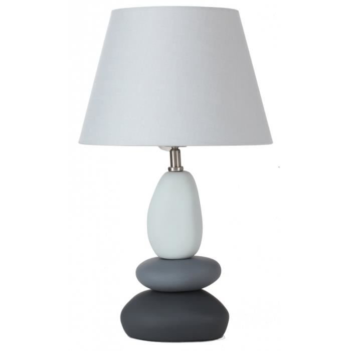 Lampe avec galets achat / vente lampe avec galets pas cher ... Effet galet marron