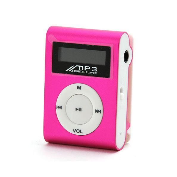 Baladeur MP3 FM Radio Dictaphone 2 Go Mini Clip On Baladeur MP3