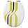 ABATTANT WC - REHAUSSEUR Abattant GELCO Hommage blanc, noir & jaune