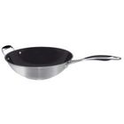 TAJINE - WOK - COUSCOUSSIER  Wok Suave en inox revêtu - D: 26 cm