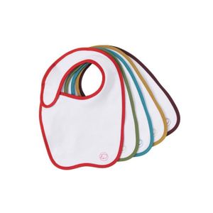 BEBE CONFORT Lot de 5 bavoirs éponge
