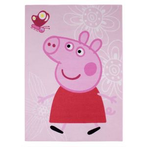 PEPPA PIG Tapis Enfant Papillon 95x133cm