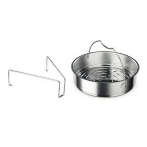 FISSLER ACCVVIT Panier Perforé FL61070000800 ?26cm plus Insert pour autocuiseur gris