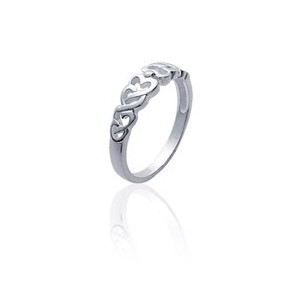 petit coeur 50 - Bague en argent massif pour femme ou jeune fille ...