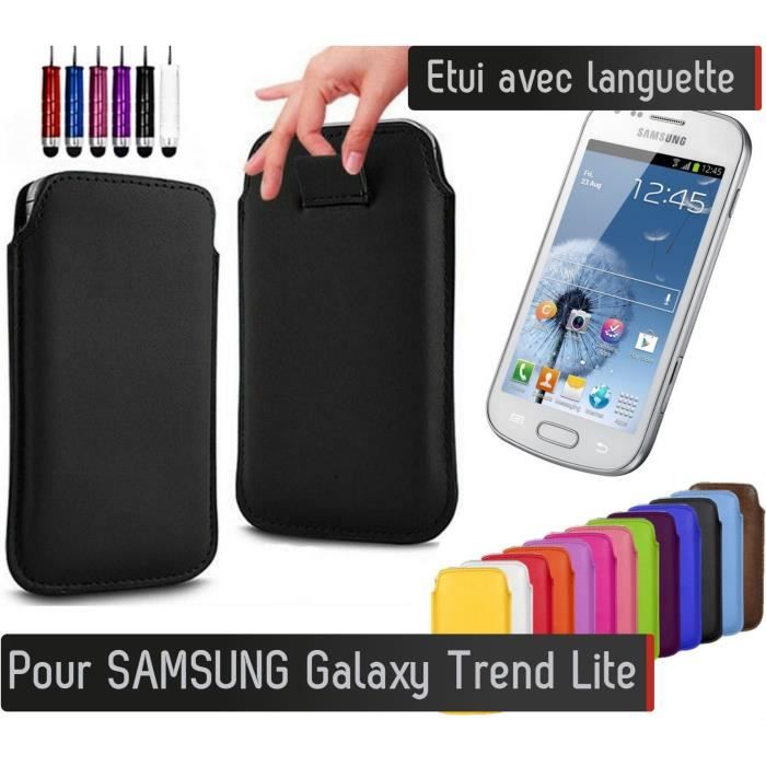 Etui Pull up Samsung Galaxy Trend Lite?Voir la présentation
