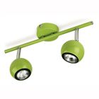 SPOTS - LIGNE DE SPOTS POP Spot 2 lumières vert anis