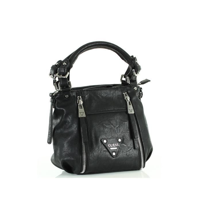 cuir noir Presley. - Un sac bandouliÃ¨re ou portÃ© main aspect cuir ...