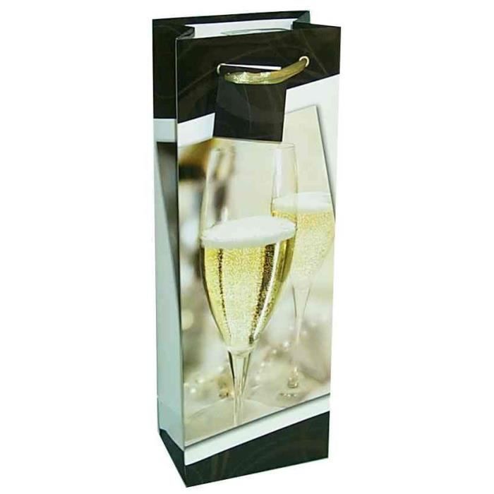 Sac cadeau pour bouteille "vin blanc" Achat / Vente papier cadeau Sac