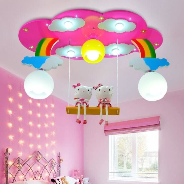 Lampe de plafond de la Chambre des enfants, rouge - Achat / Vente