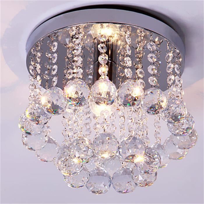Luxe Crystal Chandelier Chambre Lustres de Cristal Lumière intérieure