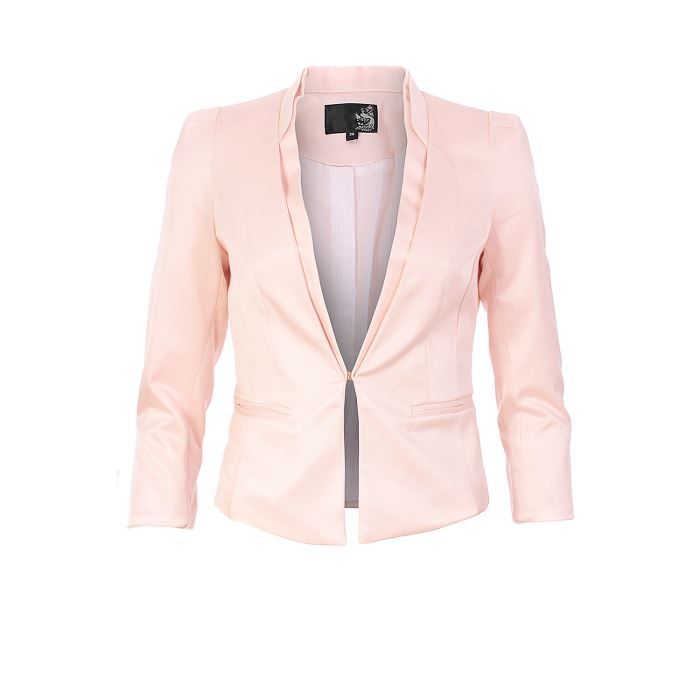 Veste spencer ?� manches 3/4 Rose pastel Rose - Achat / Vente veste - Cdiscount