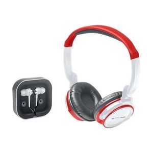 MUSE M-200 CFW Pack 2 en 1 Casque filaire arceau pliable + écouteurs