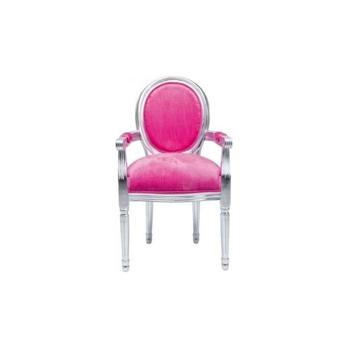 chaise baroque rose pas cher