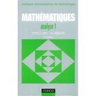 SCIENCES / TECH / MEDECINE Mathematiques t.1 ; analyse