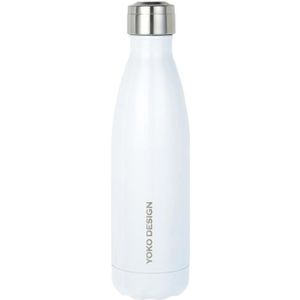 YOKO DESIGN Bouteille isotherme double paroi 500 ml blanc brillant