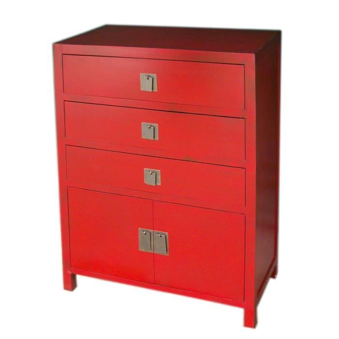 commode rouge