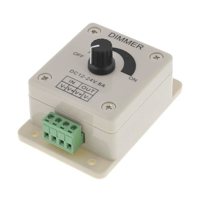 DC 12V24V 8A interrupteur variateur gradateur/ dimmer Contrôleur de la luminosité de LED
