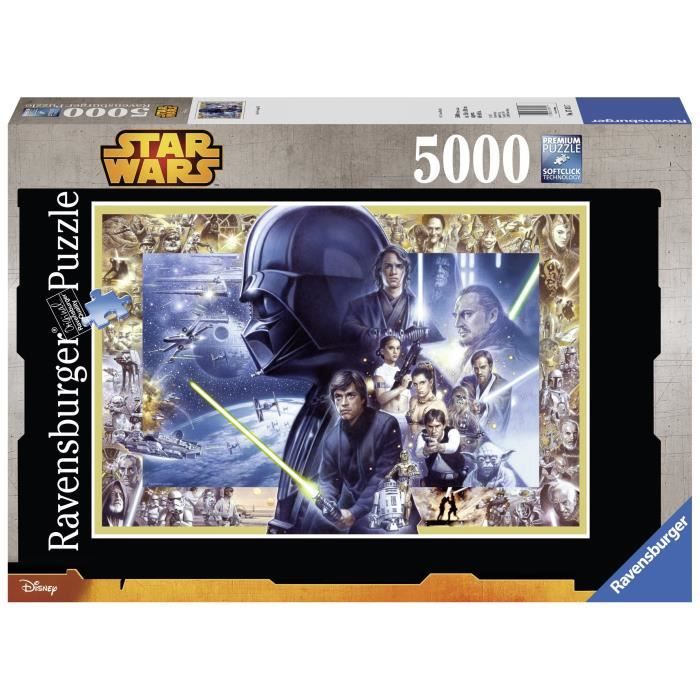 Puzzle 5000 pièces XXL : Saga Star Wars Achat / Vente puzzle