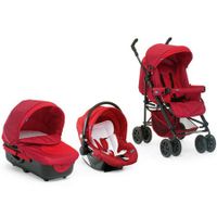 POUSSETTE-CHASSIS POUSSETTE CHICCO Trio Enjoy Fun Garnet