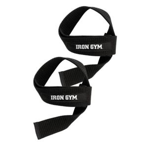 IRON GYM Sangle de Levage Lifting Straps avec Carré de Confort
