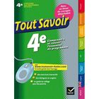 SCOLAIRE / UNIVERSITAIRES Tout Savoir; en 4ème
