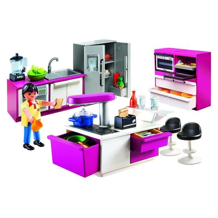 Playmobil cuisine avec ilot - Achat / Vente robot - animal anim?� - Cdiscount