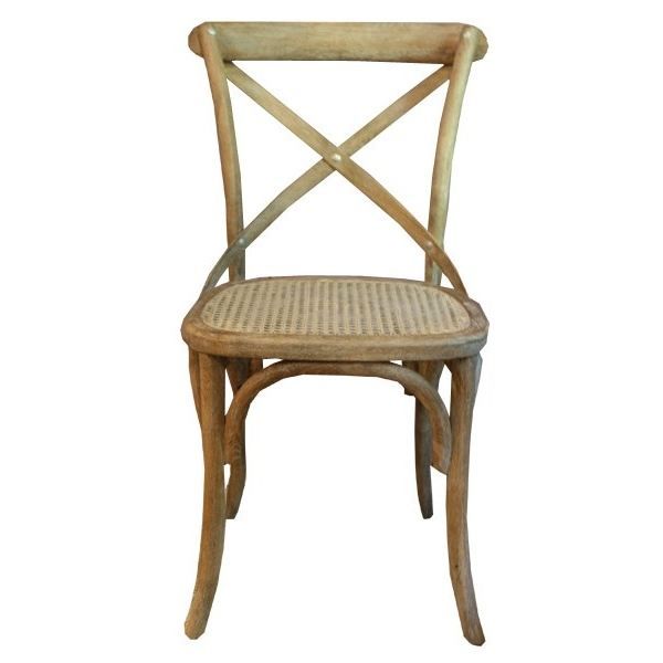 chaise bistrot assise cannee