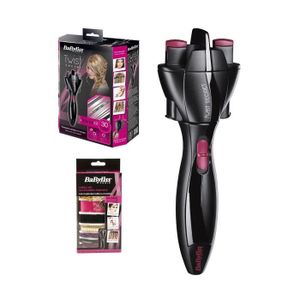 BABYLISS P0931E - TWIST SECRET- kit de coiffure de création 30 accessoires - kit grungy - noir