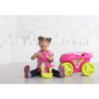 JEU ASSEMBLAGE CONSTRUCTION Wagon Rose + 25 Maxi Briques