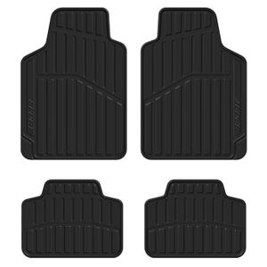 Jeu de 4 Tapis PVC Sportline Noir