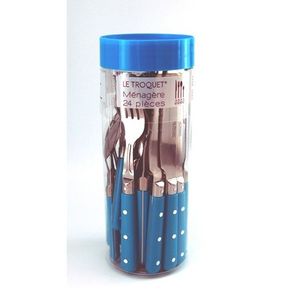 Ménag?re 24 pi?ces Troquet TURQUOISE