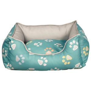 TRIXIE Lit Jimmy - 60x50 cm - Turquoise et gris - Pour chien