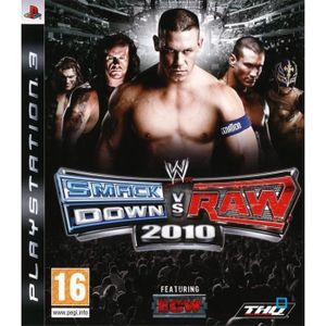 PLAYSTATION 3 WWE SMACKDOWN VS RAW 2010 / JEU CONSOLE PS3