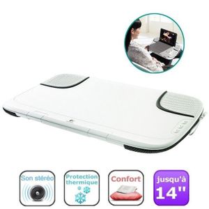 SUPPORT PC ET TABLETTE Logitech Speaker Lapdesk N550