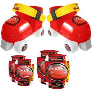 CARS Set Patins ? Roulettes ajustables 23 ? 27 et Protections