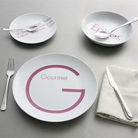 ASSIETTE - SOUS-ASSIETTE - SERVICE COMPLET MYK Service de table 18 pièces GOURMET