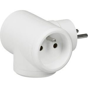 LEGRAND Fiche multiprise 16 A 3x2 P+T 3 sorties latérales blanc