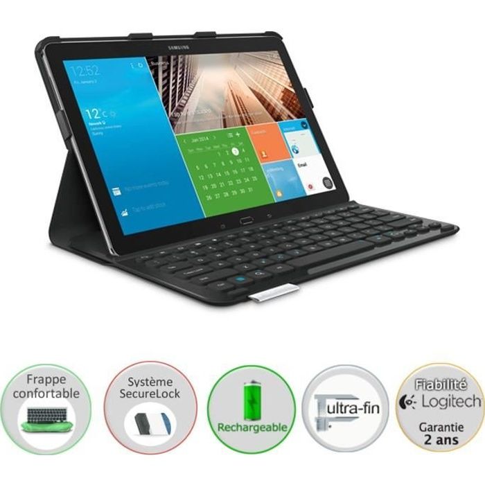 Logitech étui clavier tablettes Samsung PRO 12.2 Achat / Vente