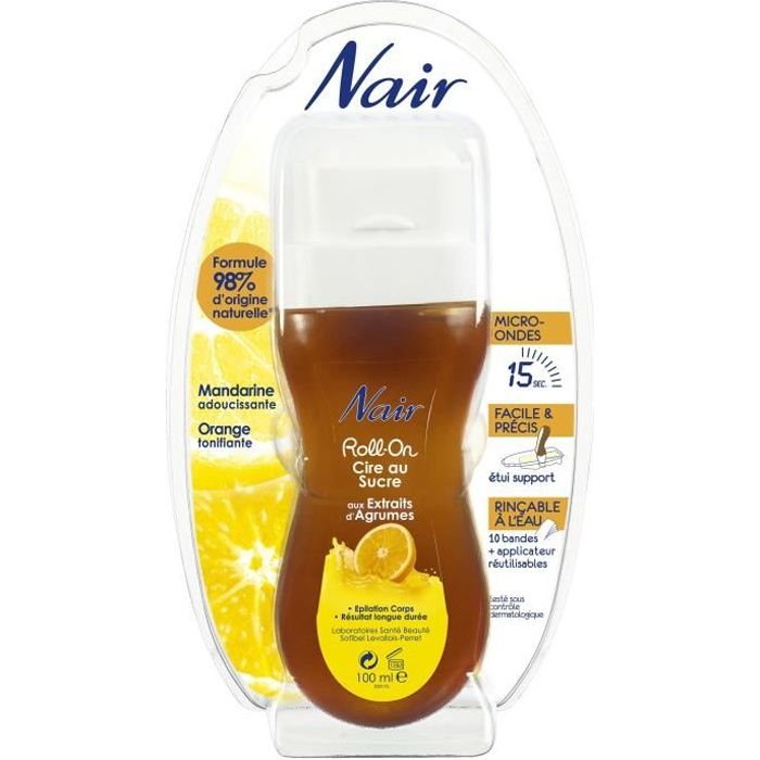 NAIR Roll On Cire au sucre et extraits d