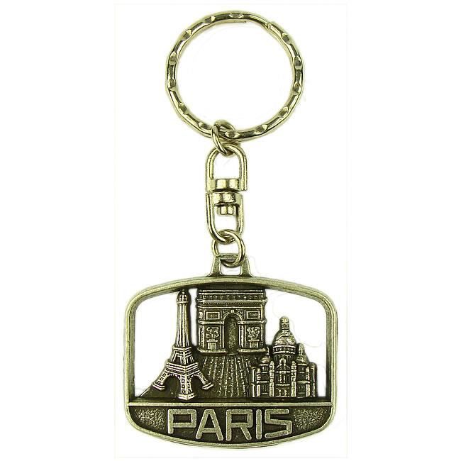 Porte-Clés Paris Juvale | 6 Modèles Tour Eiffel, Arc De Triomphe & Drapeau | Souvenir Français | Cadeau Déco & Pratique
