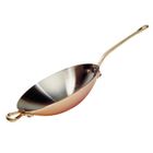 TAJINE - WOK - COUSCOUSSIER  Wok à queue bronze en cuivre-inox ø 30 cm