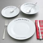  Service Porcelaine 18 pièces PLAT DU JOUR