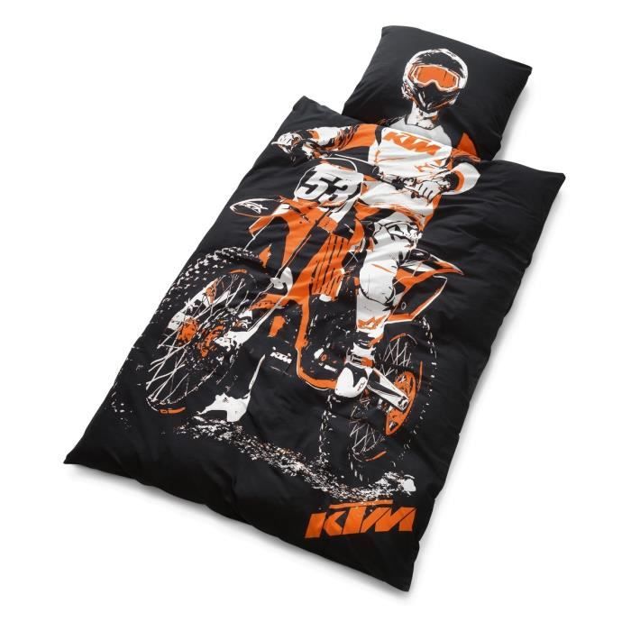 Housse de couette KTM Achat / Vente drap housse Cdiscount