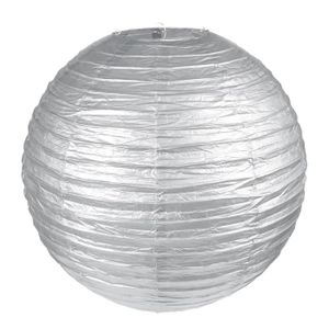 SANTEX Lanterne métallisée L argent